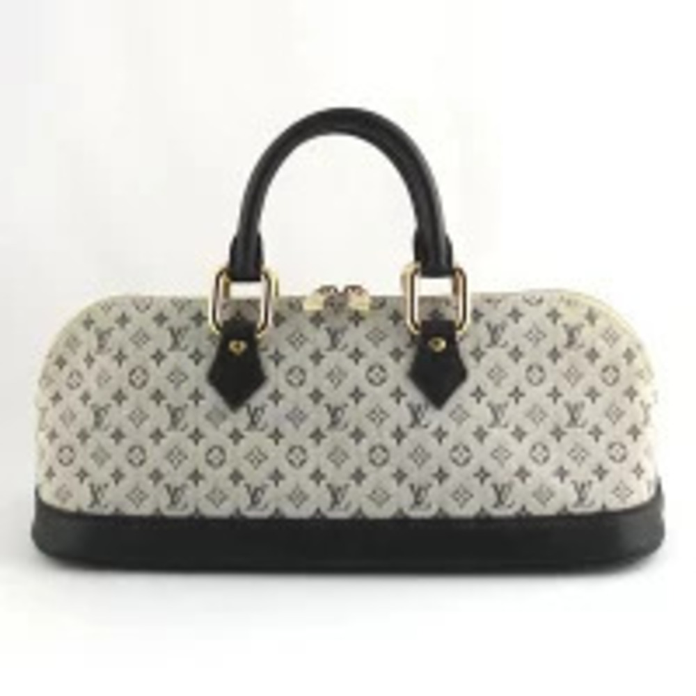 Louis Vuitton Alma Long Handbag Monogram Blue